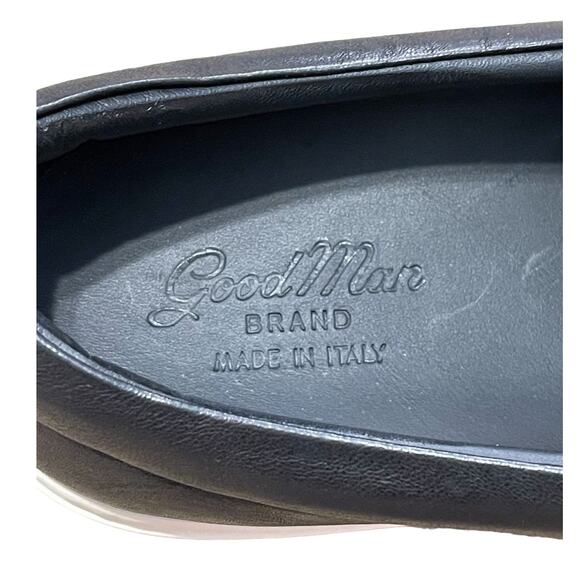 The Good Man Brand Edge Leather Slip-On Sneaker in Black Size 11.5 NIB - Picture 7 of 9